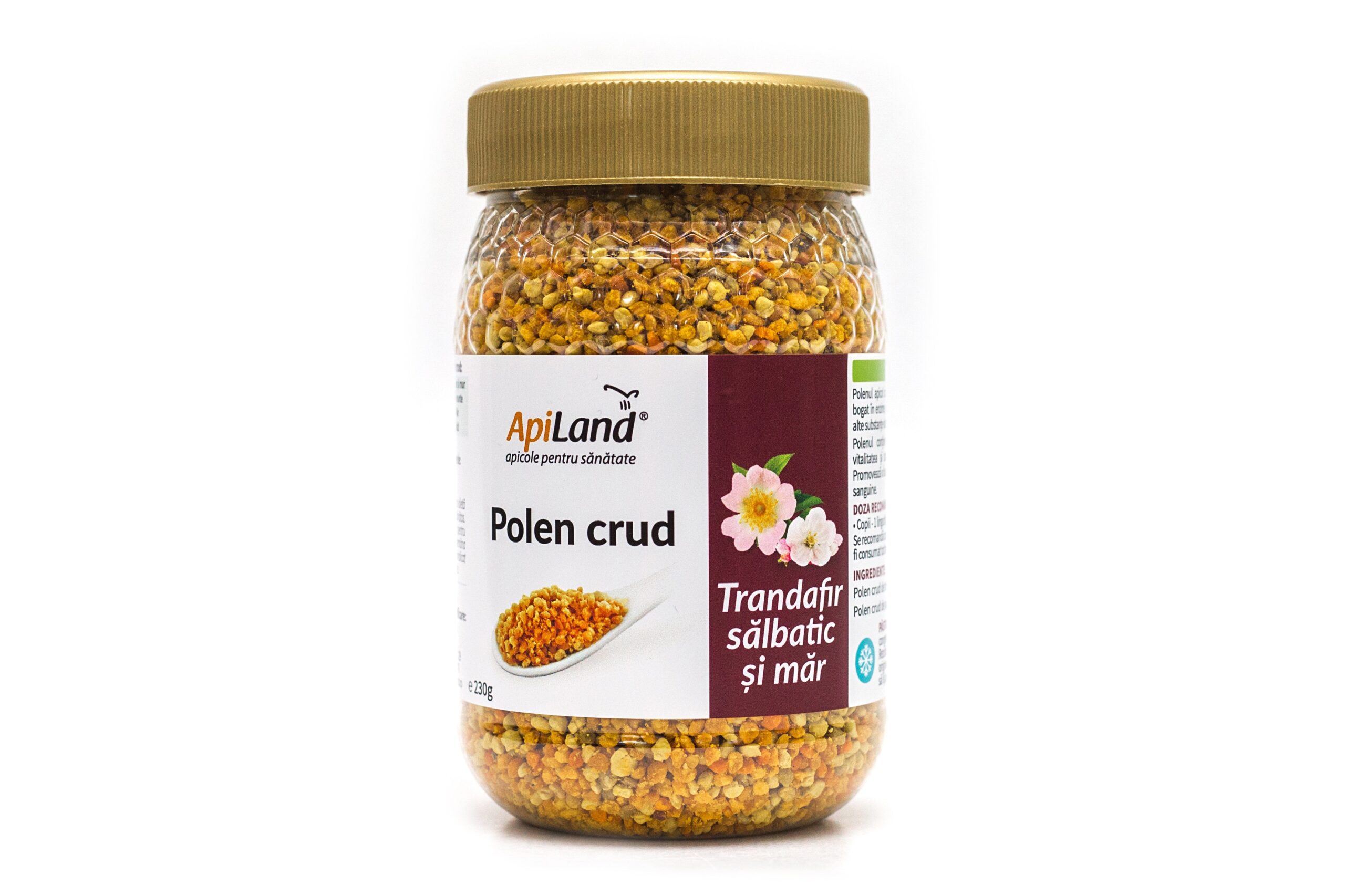 Polen crud de trandafir sălbatic și măr 230g