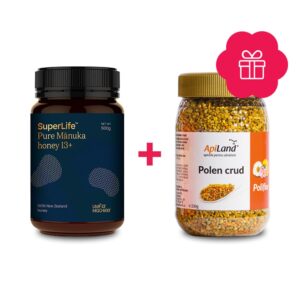 Pachet polen crud poliflor230g + Miere Manuka MGO 400+ 500g