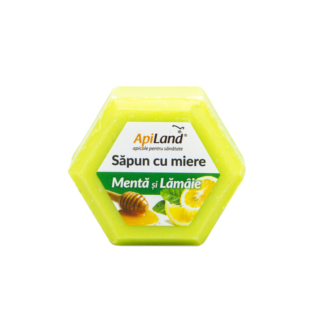 Săpun cu miere, mentă și lămâie - 100g
