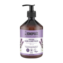 Sapun lichid calmant pentru maini si corp, 500 ml, Dr. Konopkas