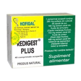 Redigest Plus, 40 comprimate, Hofigal