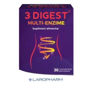 3 Digest Multi-enzyme, 30 comprimate, Laropharm