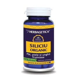Siliciu organic, 60 capsule, Herbagetica