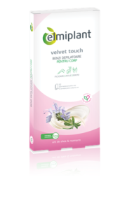 Elmiplant Velvet Touch Benzi Depilatoare Corp, 12 Buc