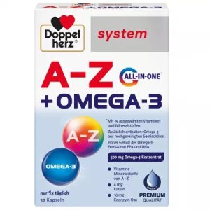 A - Z + Omega-3 System, 30 capsule, Doppelherz