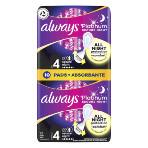 absorbante always platinum secure night duo pack 10 bucati.png