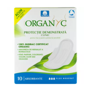 absorbante intime din bumbac organic pentru zi 10 buc organyc.png