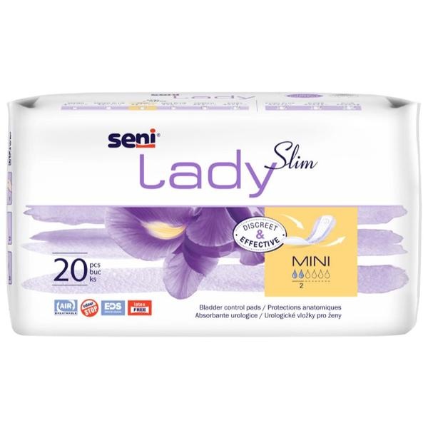 Absorbante urologice pentru femei, Mini, 20 bucati, Seni Lady