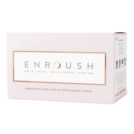 Absorbante zilnice din bumbac organic, 24 bucati, Enroush