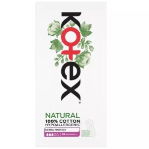 Absorbante zilnice Extra Protect Normal+Natural, 36 bucati, Kotex
