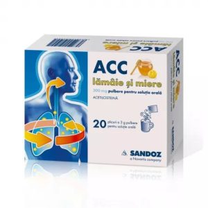 ACC lamaie si miere 200mg, 20 plicuri, Sandoz