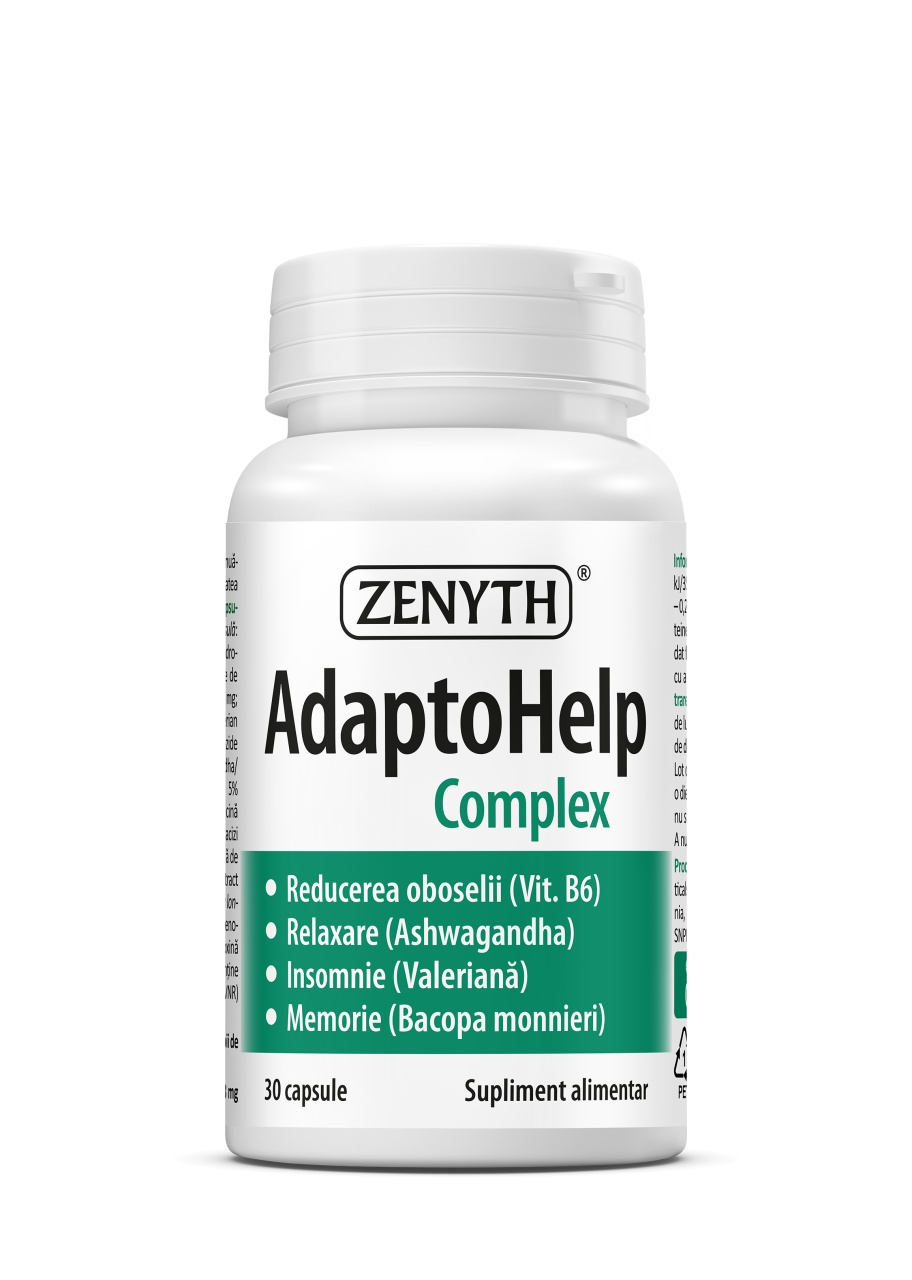 AdaptoHelp Complex, pentru energie și memorie, 30 capsule, Zenyth