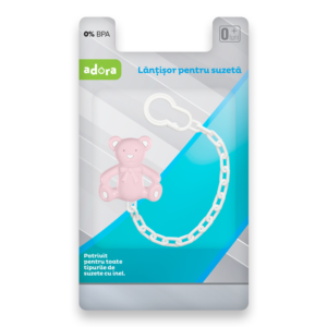 adora lantisor pentru suzeta ursulet roz.png
