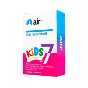 Air 7 Kids pentru caile respiratorii, 30 tablete masticabile, Green Splid
