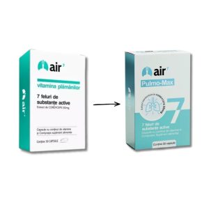 Air7 Vitamina plamanilor, 30 capsule, Green Splid