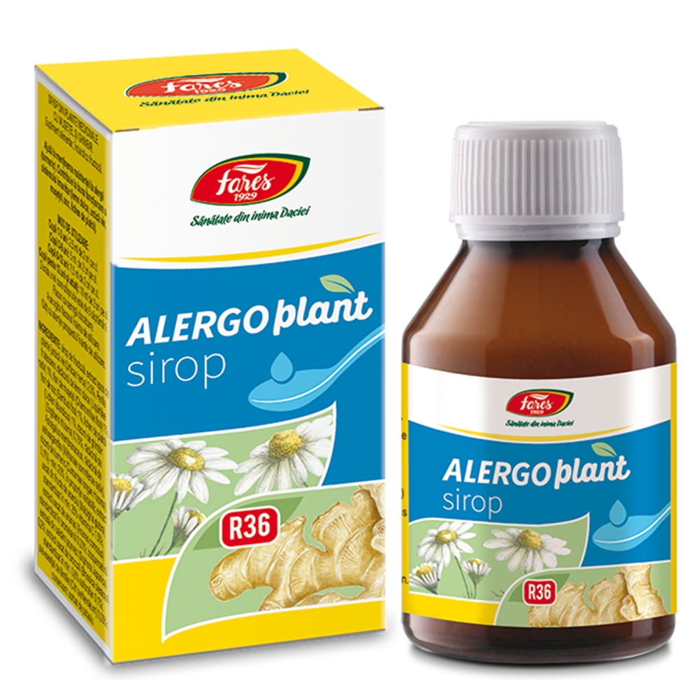 Alergoplant R36 sirop cu fructoza, 100 ml, Fares