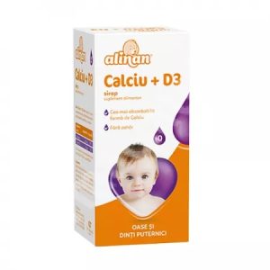 Alinan Calciu + Vitamina D3 sirop, 150ml, Fiterman