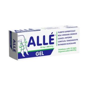Alle Gel 10mg + 500UI, 100g, Fiterman
