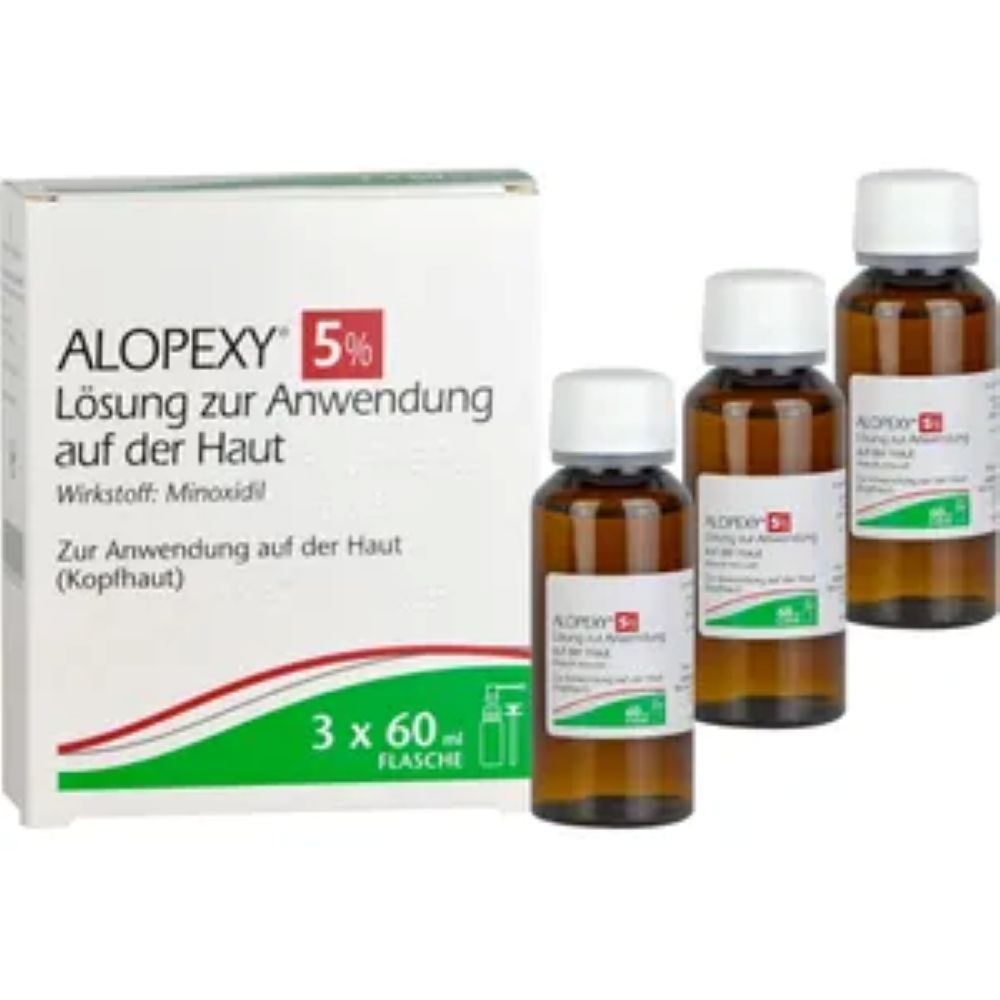 Alopexy 5% solutie cutanata, 3fl, IP, Pierre Fabre