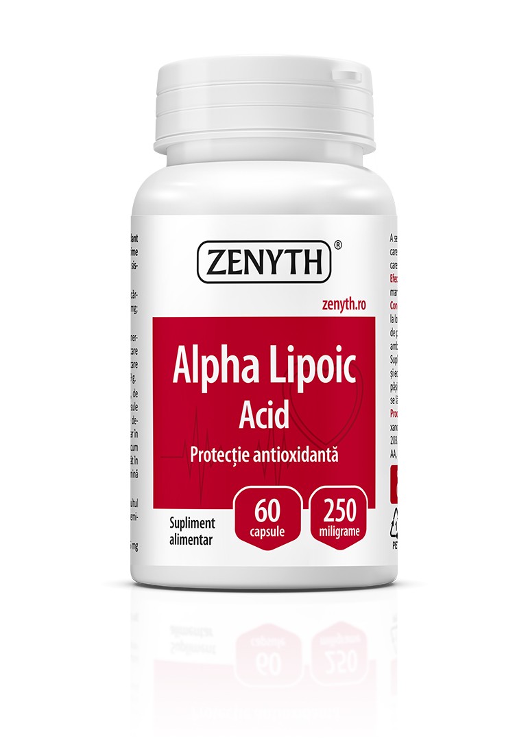 Alpha lipoic acid 250 mg, 60 Capsule, Zenyth