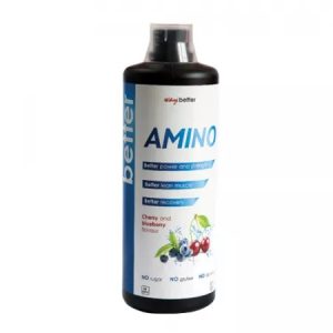 Aminoacizi din colagen hidrolizat Amino Blueberry-cherry, 1000ml, Way Better