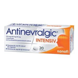 Antinevralgic Intensiv, 20 comprimate, Sanofi
