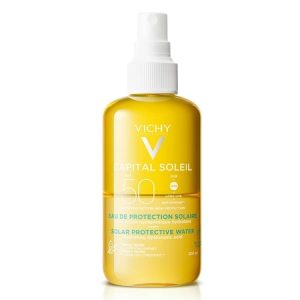 Apa cu protectie solara pentru fata si corp Capital Soleil SPF50+, 200ml, Vichy