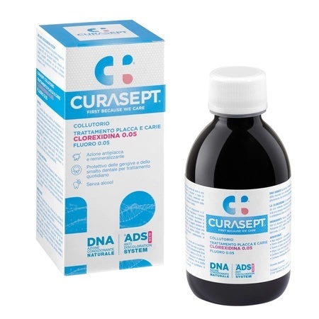 Apa de Gura cu 0.05% Clorhexidina ADS DNA, 200 ml - Curasept