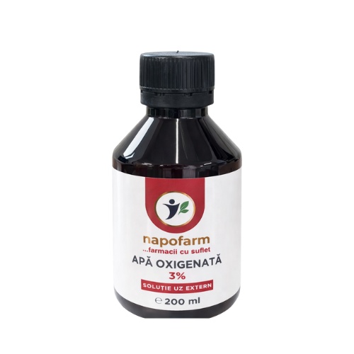 Apa oxigenata 3%, 200 ml, Napofarm