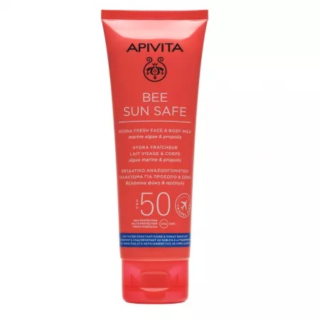 APIVITA Bee Sun Safe Travel Lapte corp si ten SPF50, 100 ml