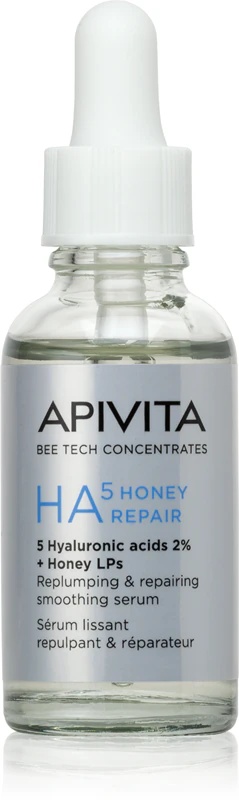 Apivita Bee Tech ser hidratant si regenerant cu miere si acid hialuronic HA5 Honey Repair Serum 30 ml