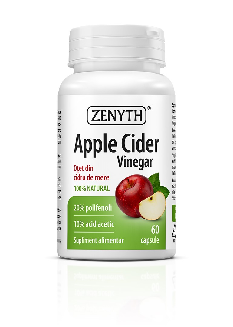 Apple cider vinegar, 60 capsule, Zenyth
