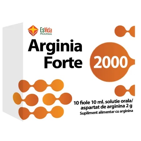 Arginia - Arginina Forte 2000, 10 Fiole EsVida