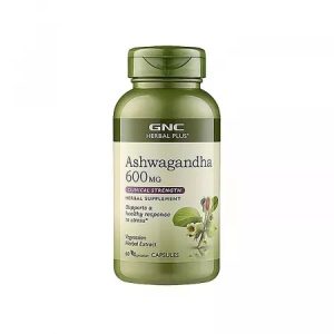 Ashwagandha 600mg, 60 capsule, GNC