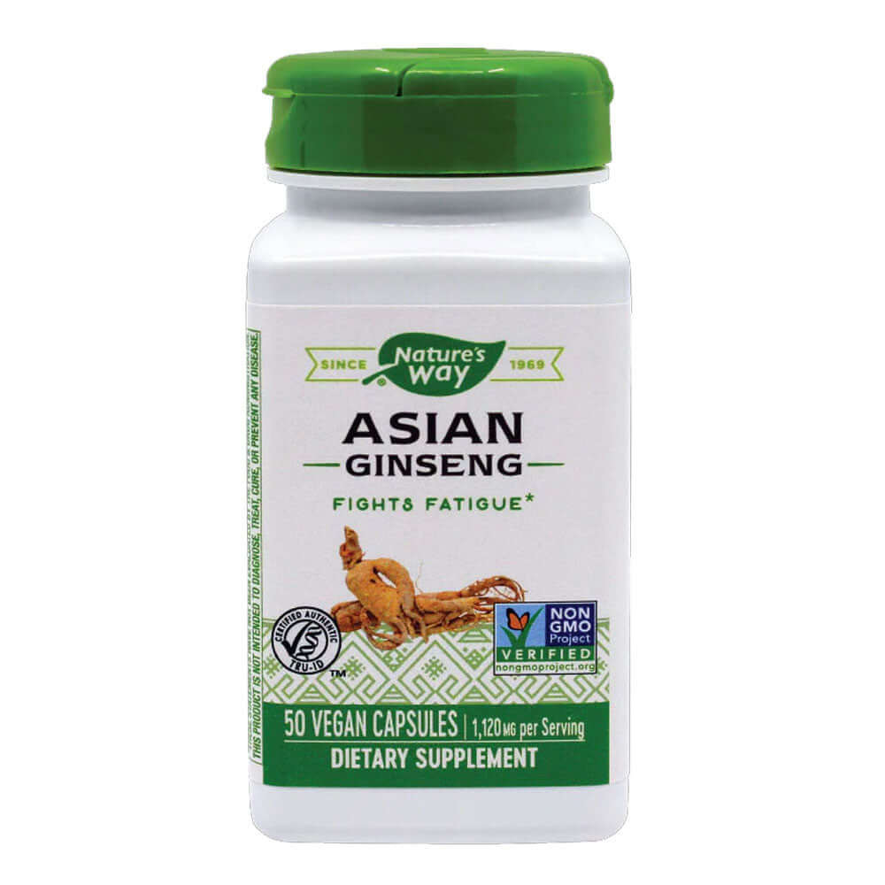 Asian Ginseng 560 mg, 50 capsule – Nature’s Way