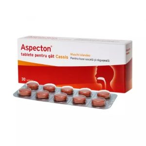 Aspecton Cassis tablete pentru gat, 30 tablete, Krewel Meuselbach