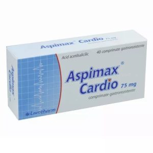 Aspimax Cardio 75mg, 40 comprimate, Laropharm