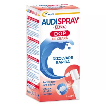 AudiSpray Ultra +3 ani, 20 ml, Cooper