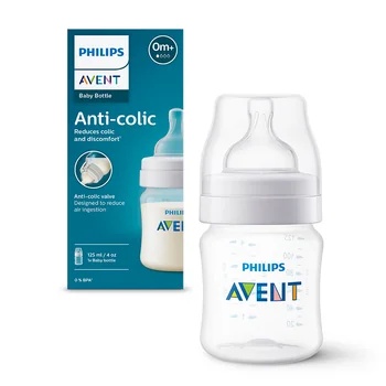 Avent Biberon anti-colici pentru +0 luni Natural Response SCY100/01, 125ml