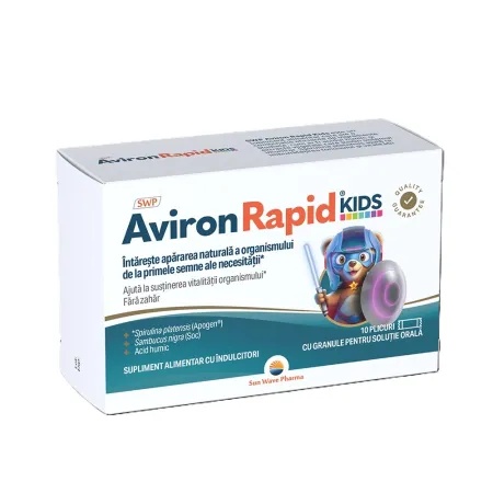 Aviron Rapid Kids, 10 plicuri, Sun Wave Pharma