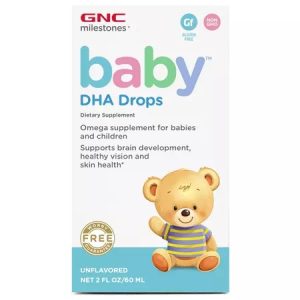 Baby DHA picaturi cu vitamina D si E, 60ml, GNC