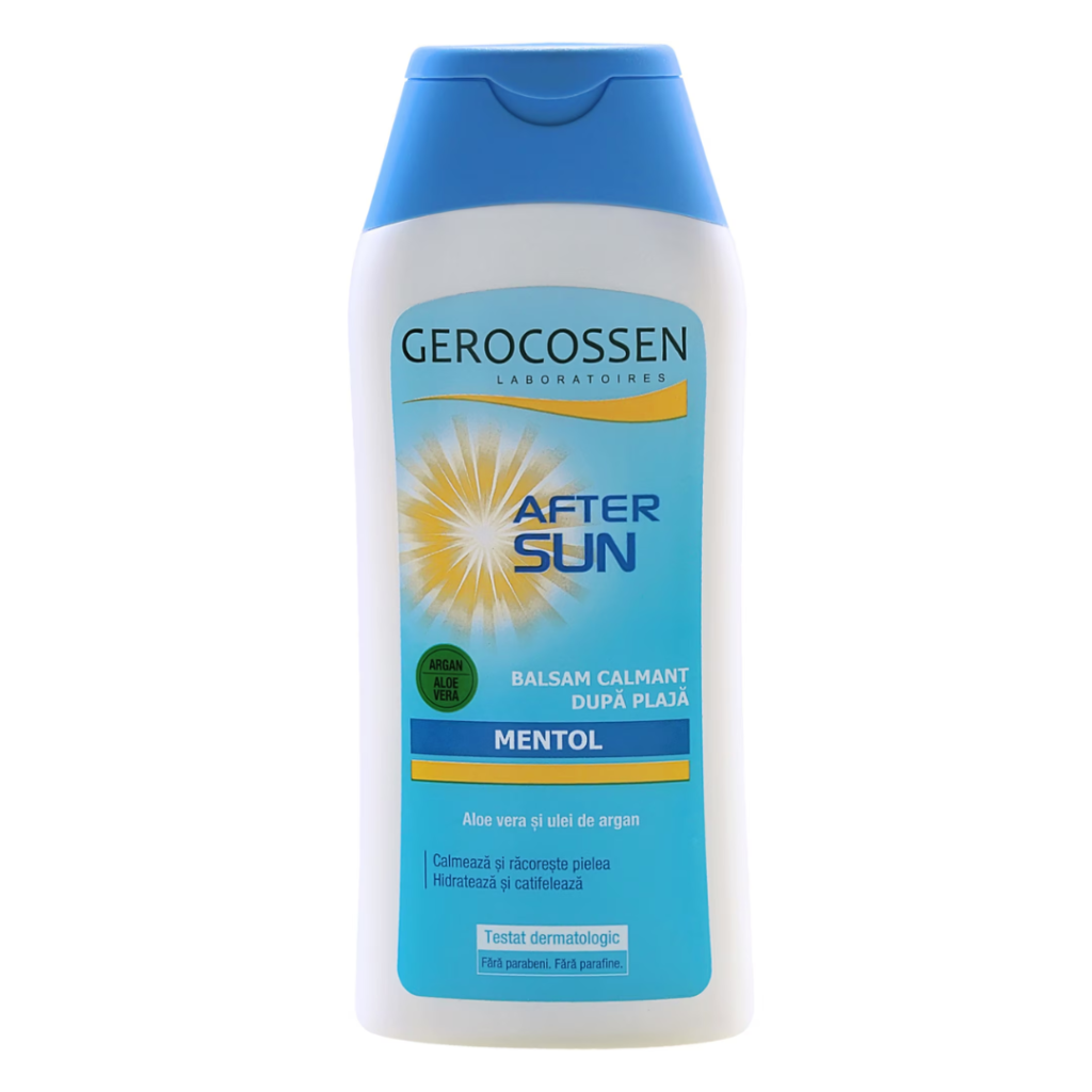 Balsam calmant dupa plaja cu mentol, After Sun, 200 ml, Gerocossen: ghid Farmacia Med