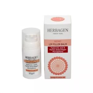 Balsam de buze cu microsfere de acid hialuronic si atellocolagen Filler Instant, 30g, Herbagen