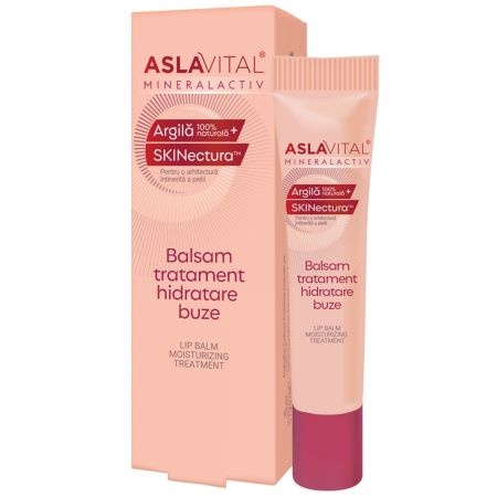 Balsam de buze hidratant Mineralactiv, 15 ml, Aslavital