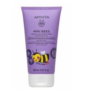 Balsam de par pentru copii cu afine si miere Mini Bees, 150ml, Apivita