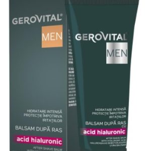 Balsam dupa ras cu Acid Hialuronic, 100 ml, Gerovital Men 339