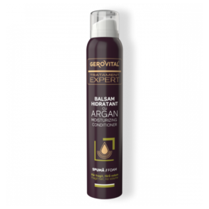 balsam hidratant spuma cu argan tratament expert 200 ml gerovital.png