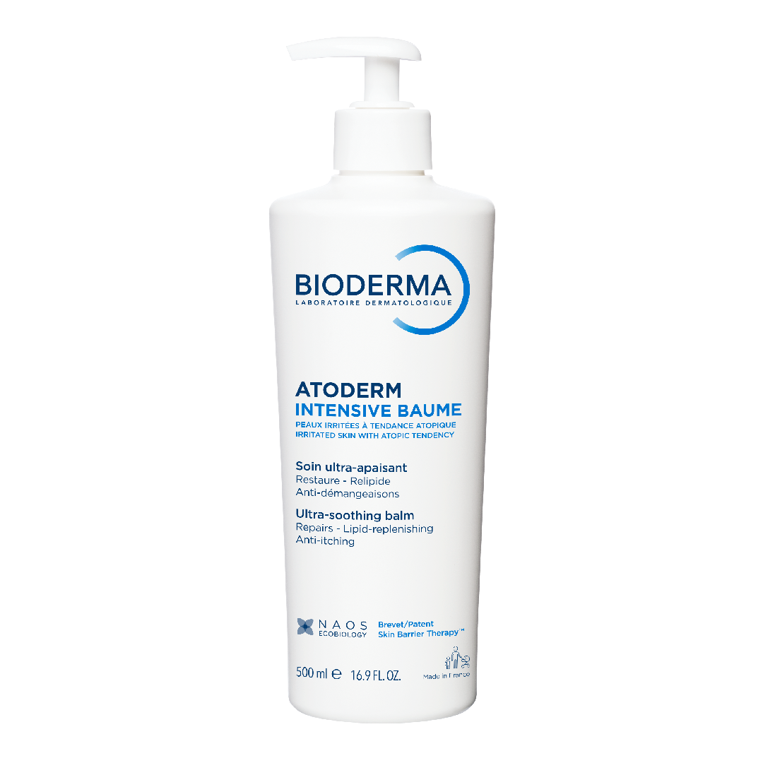 balsam restructurant si calmant pentru piele atopica atoderm intensive 500ml bioderma.png