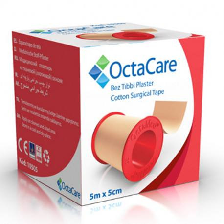 Banda adeziva textil 5m x 5cm, OctaCare
