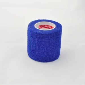 Bandaj autoadeziv 5cm x 4,5m, albastru, Copoly
